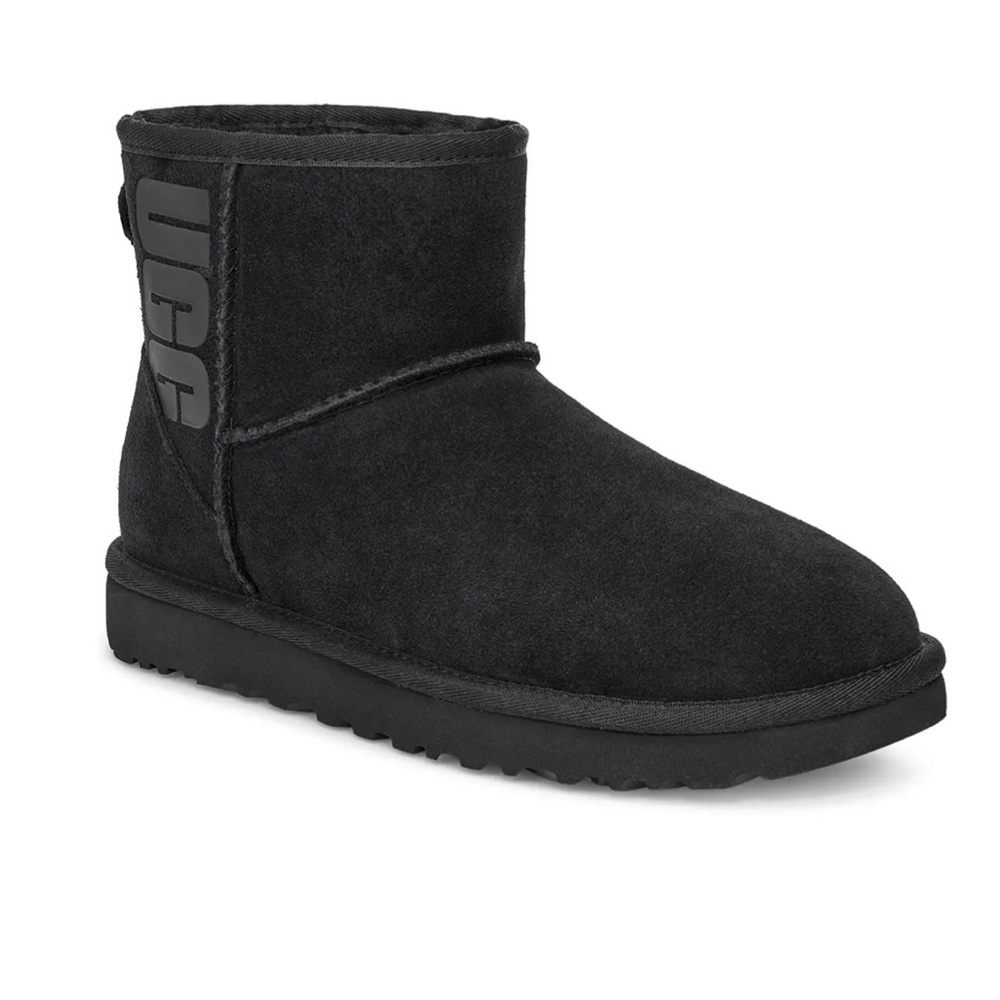UGG® Mini Classic Logo Boot
BLACK SUEDE